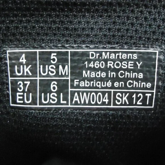 SIZE 6 L. Dr Martens Pascal Rose Fantasy Skull Lace Up Ankle Boots. - Picture 13 of 16